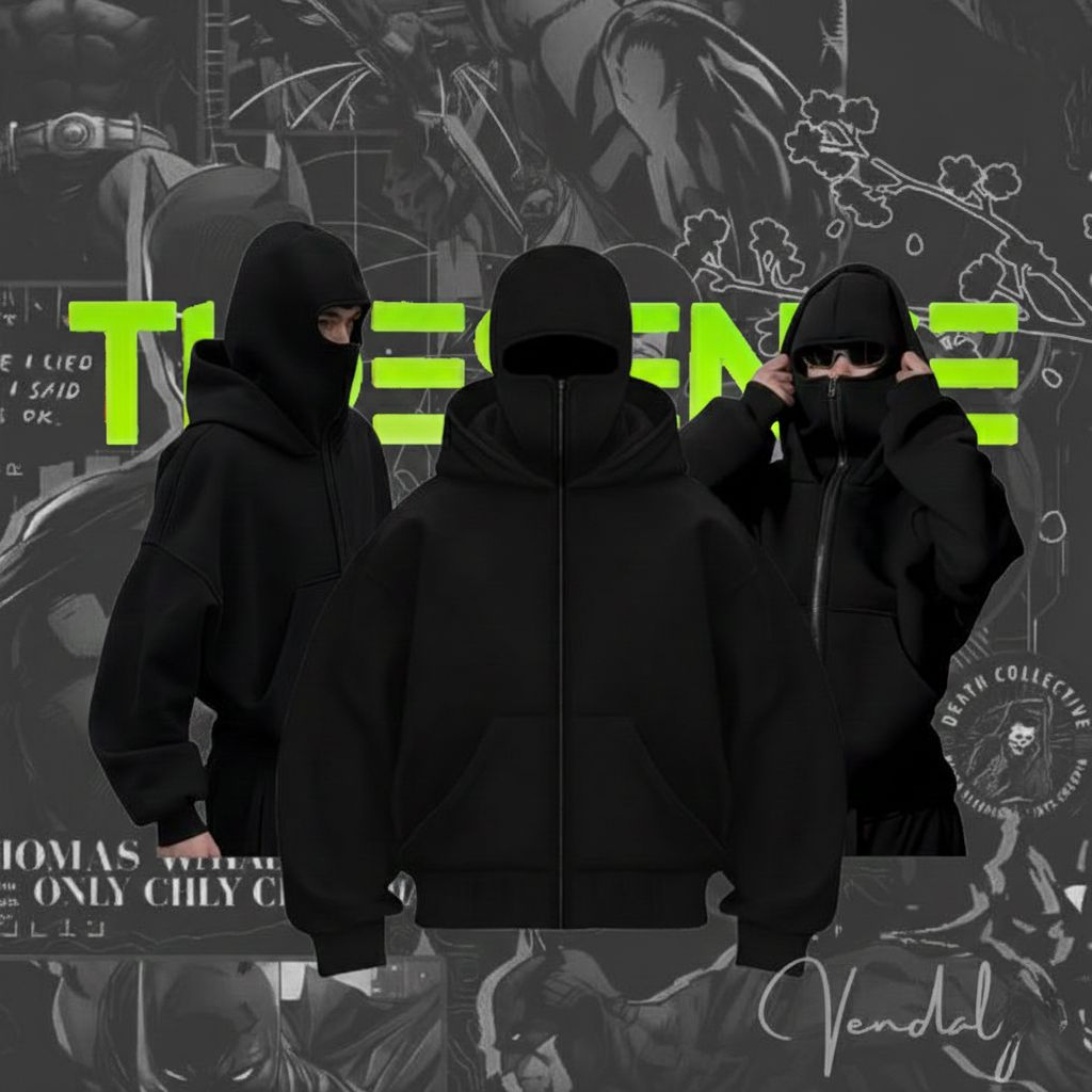 TIDE SENSE Ninja Zipper Hoodie